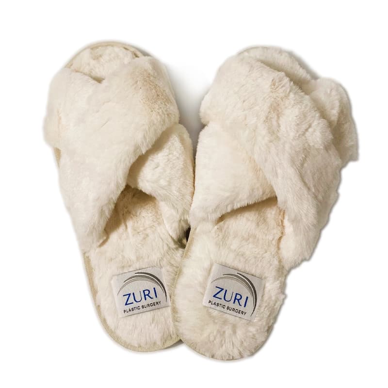 Women's Open Toe Soft Plush Slippers